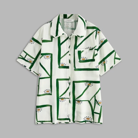 NWOT Commense Printed Linen Two-Piece Set | Sz XS - Picture 3 of 12